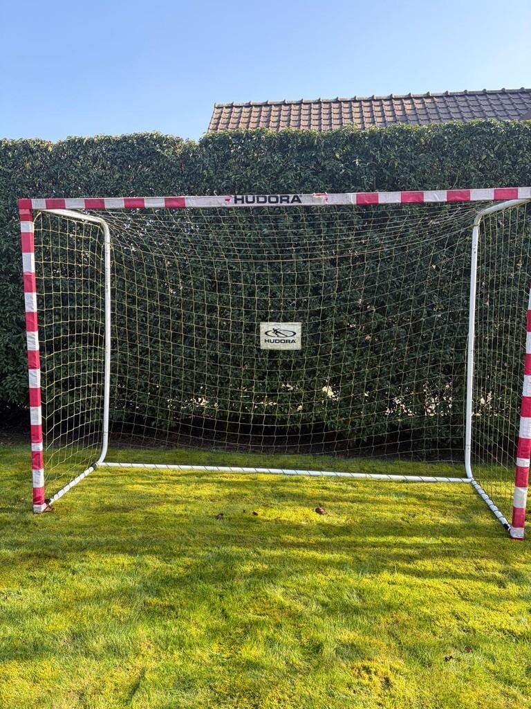 2 X HUDORA VOETBAL GOALS 300 X 200 CM, Sport en Fitness, Voetbal, Ophalen, Gebruikt, Overige typen