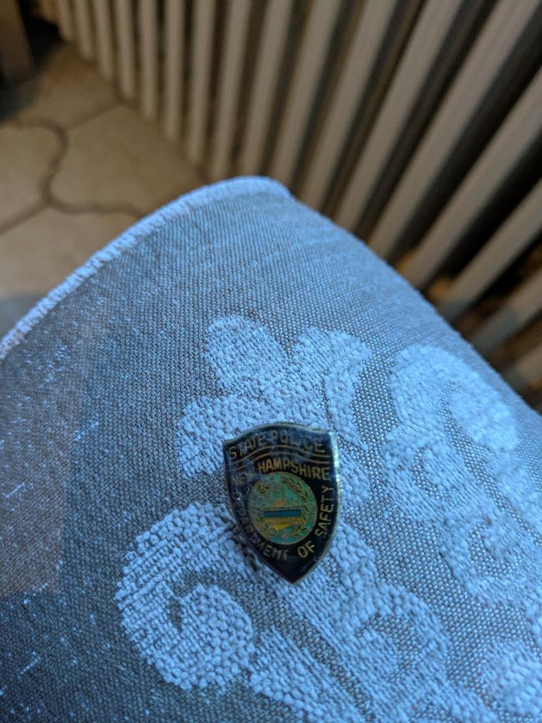 State police pin, Verzamelen, Ophalen of Verzenden, Rijkswacht, Overige typen