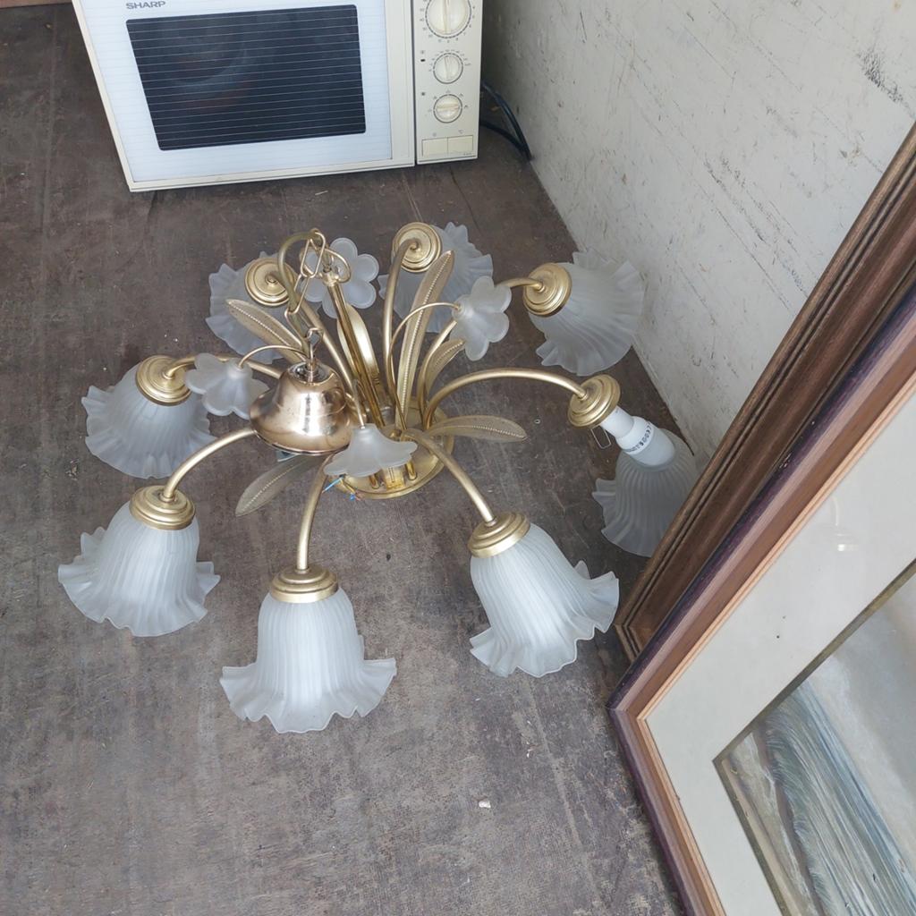 Mooie luster, Huis en Inrichting, Lampen | Kroonluchters, Ophalen