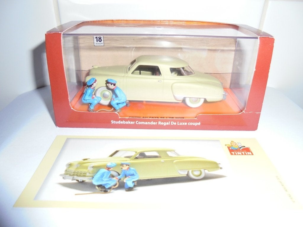 Kuifje nr 24 De Studebaker ( de zeldzaamste in die serie ), Collections, Personnages de BD, Enlèvement ou Envoi, Tintin, Comme neuf