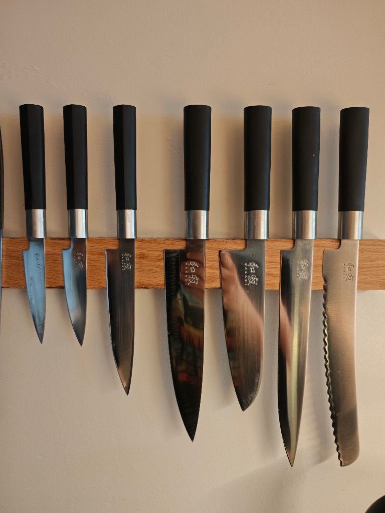 Japanse messen - Kai shun Europe wasabi messenset, Ophalen of Verzenden, Overige materialen, Overige merken, Overige typen