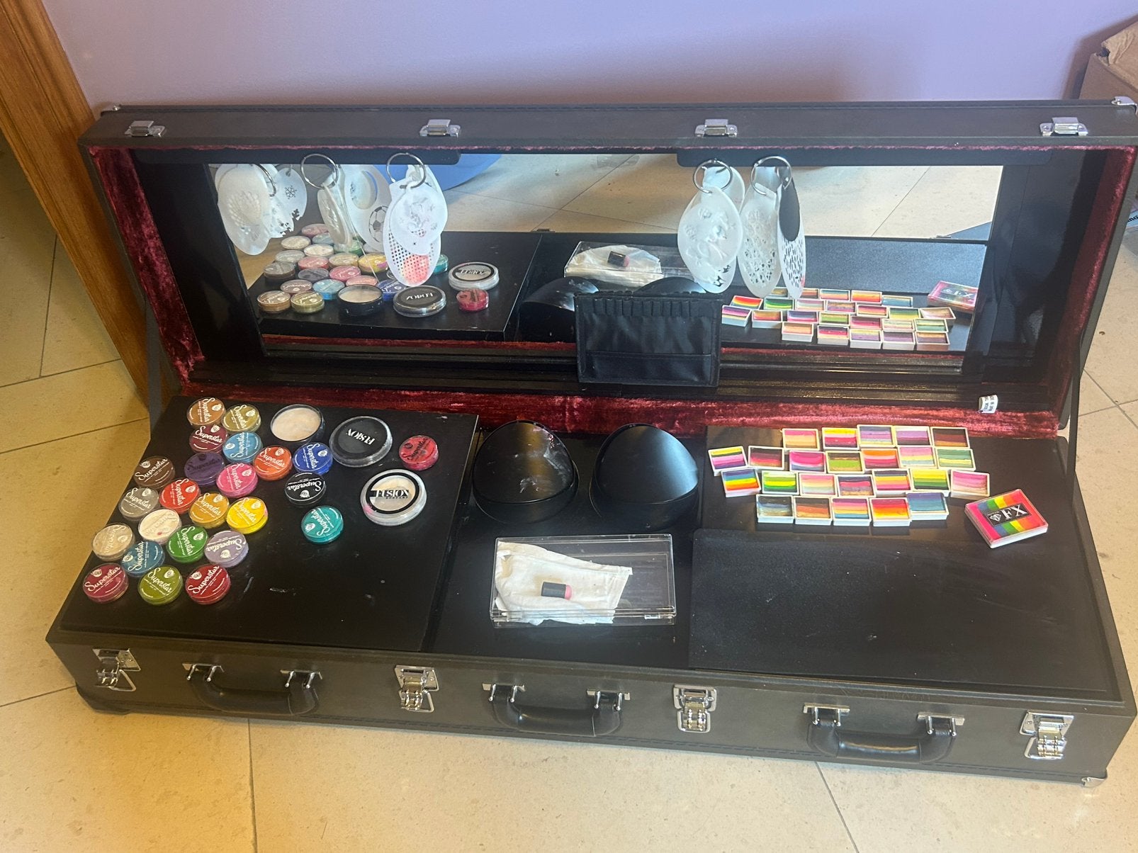 Kindergrime box + stoel, Ophalen