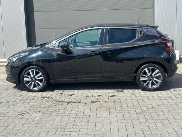 Nissan Micra Tekna 100pk, Auto's, Nissan, Voorwielaandrijving, Stof, Zwart, 5 deurs