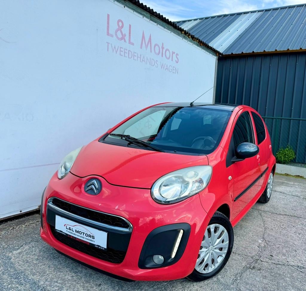Citroen C1 1.0i Attraction 12Maand Garantie!, Auto's, Voorwielaandrijving, Stof, Zwart, C1