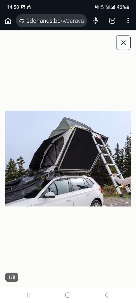 Daktent DECATHLON MH500 te huur., Caravanes & Camping, Tentes, jusqu'à 2, Comme neuf, Enlèvement