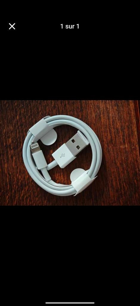 Câble iphone, Télécoms, Téléphonie mobile | Chargeurs pour téléphone, Enlèvement