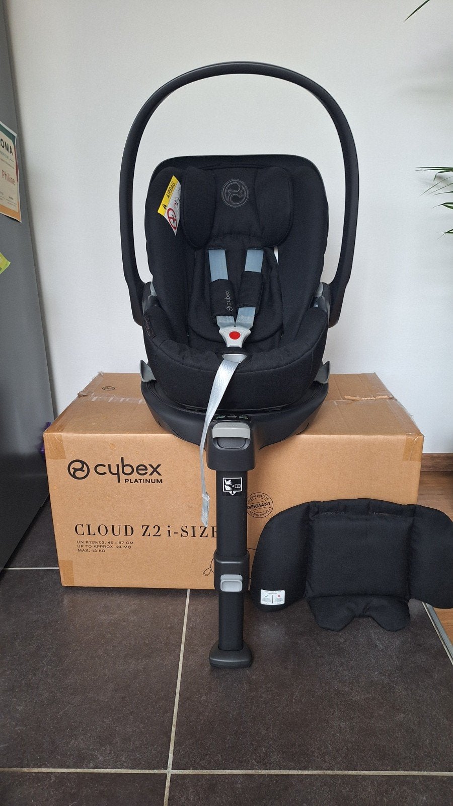 Autostoel Cybex Cloud Z2 i-size + basis T, Kinderen en Baby's, Gebruikt, Ophalen, 0 t/m 10 kg, Overige merken