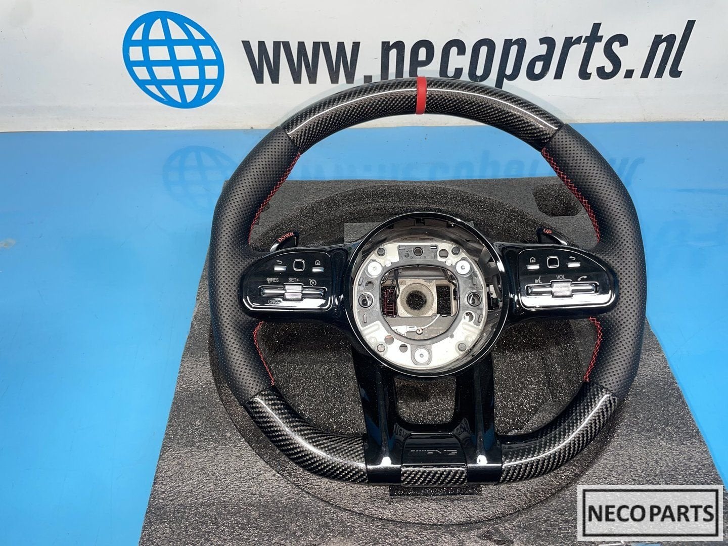 MERCEDES W177 W118 W205 W213 AMG CARBON STUUR STUURWIEL, Gebruikt, -, Ophalen of Verzenden, -