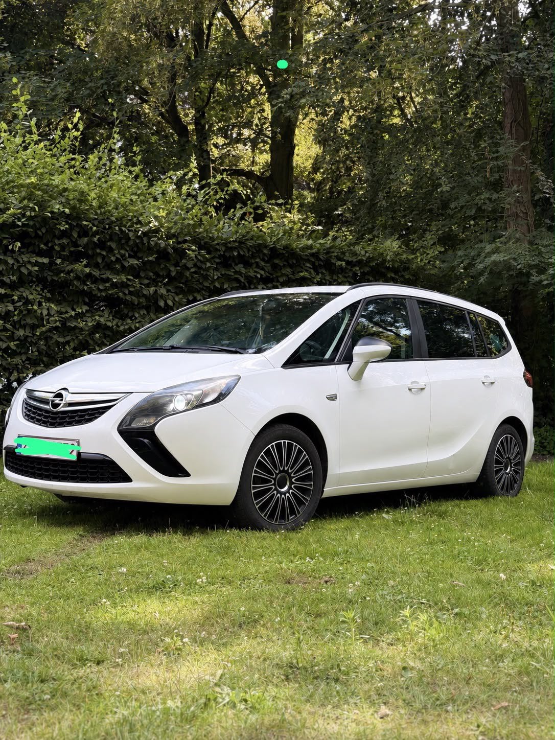 Opel zafira tourer 2,0 cdti, Auto's, Zwart, Wit, Bedrijf, Te koop
