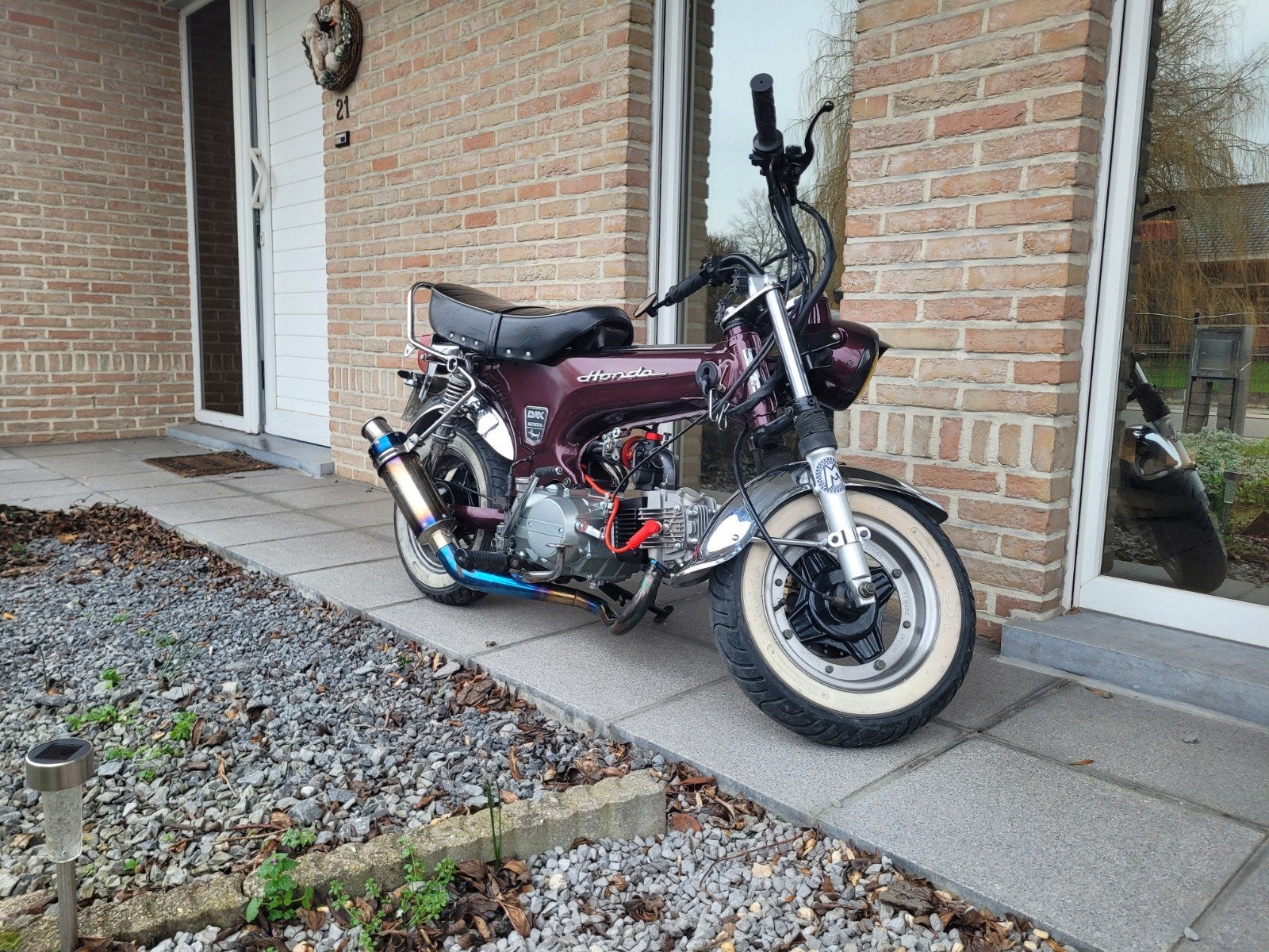 Dax B klasse met 140cc lowrider, Ophalen