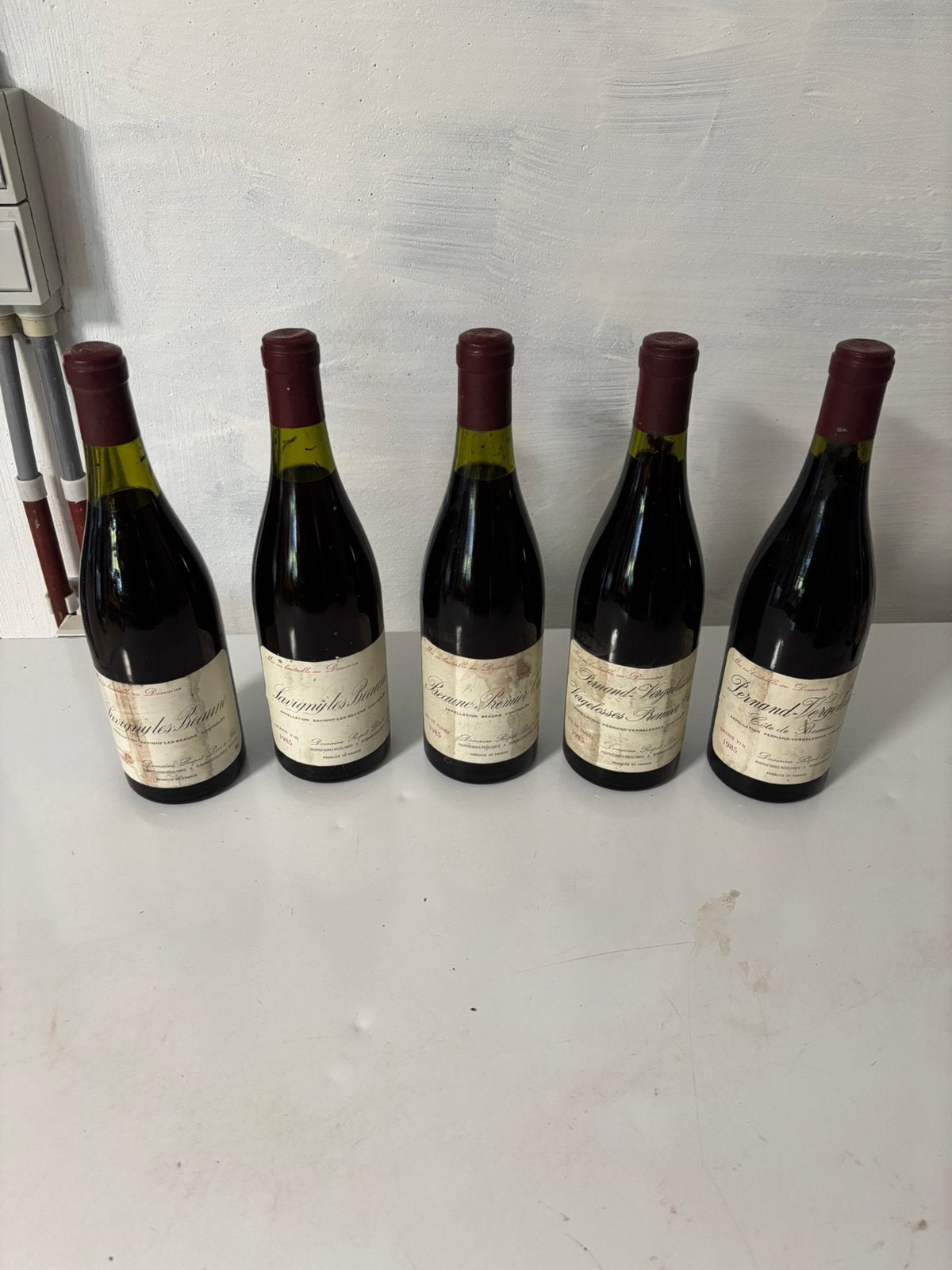 Lot de grands vins de bourgogne 1985, Collections, Enlèvement ou Envoi, Comme neuf