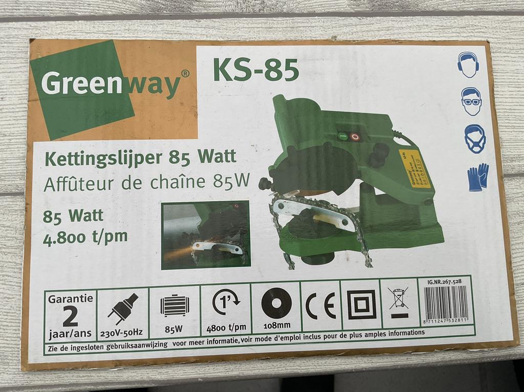 Kettingslijper, Ophalen, Zo goed als nieuw