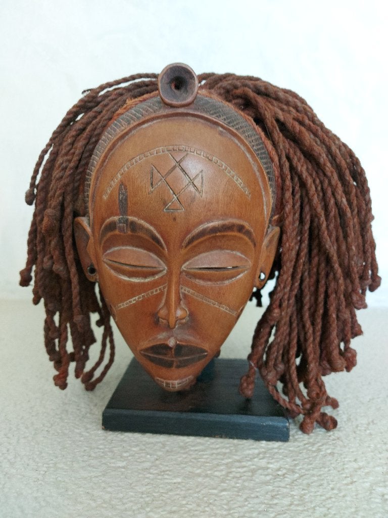 Tchokwe masker uit Congo, Ophalen of Verzenden, Masker, Textiel