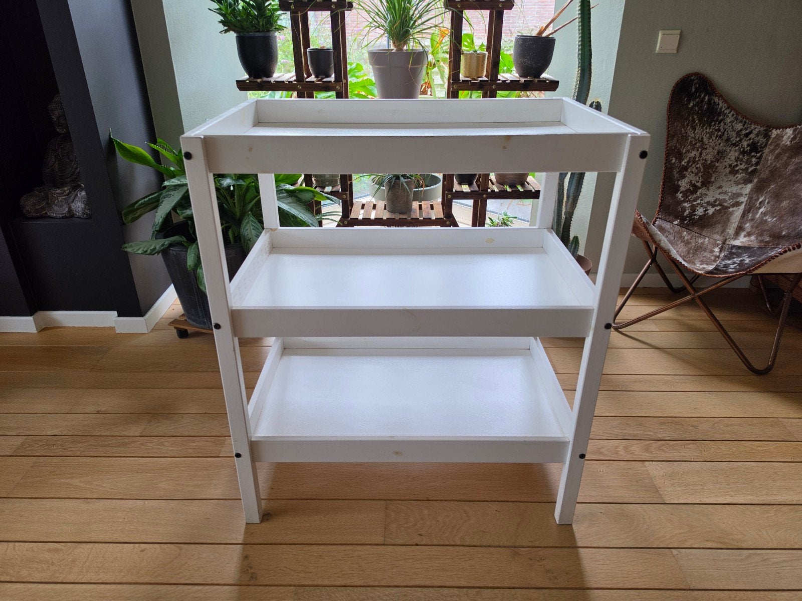 Table à langer en bois blanc (modèle IKEA Sniglar), Enlèvement, Utilisé