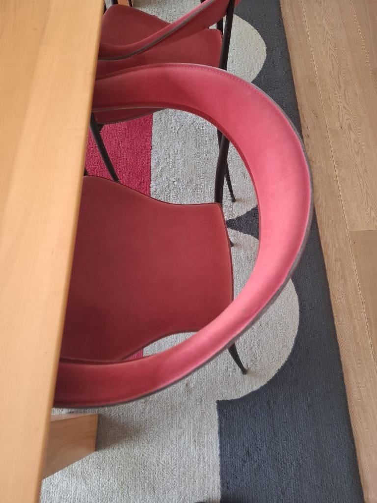 stoelen, Huis en Inrichting, Stoelen, Ophalen, Gebruikt, Rood