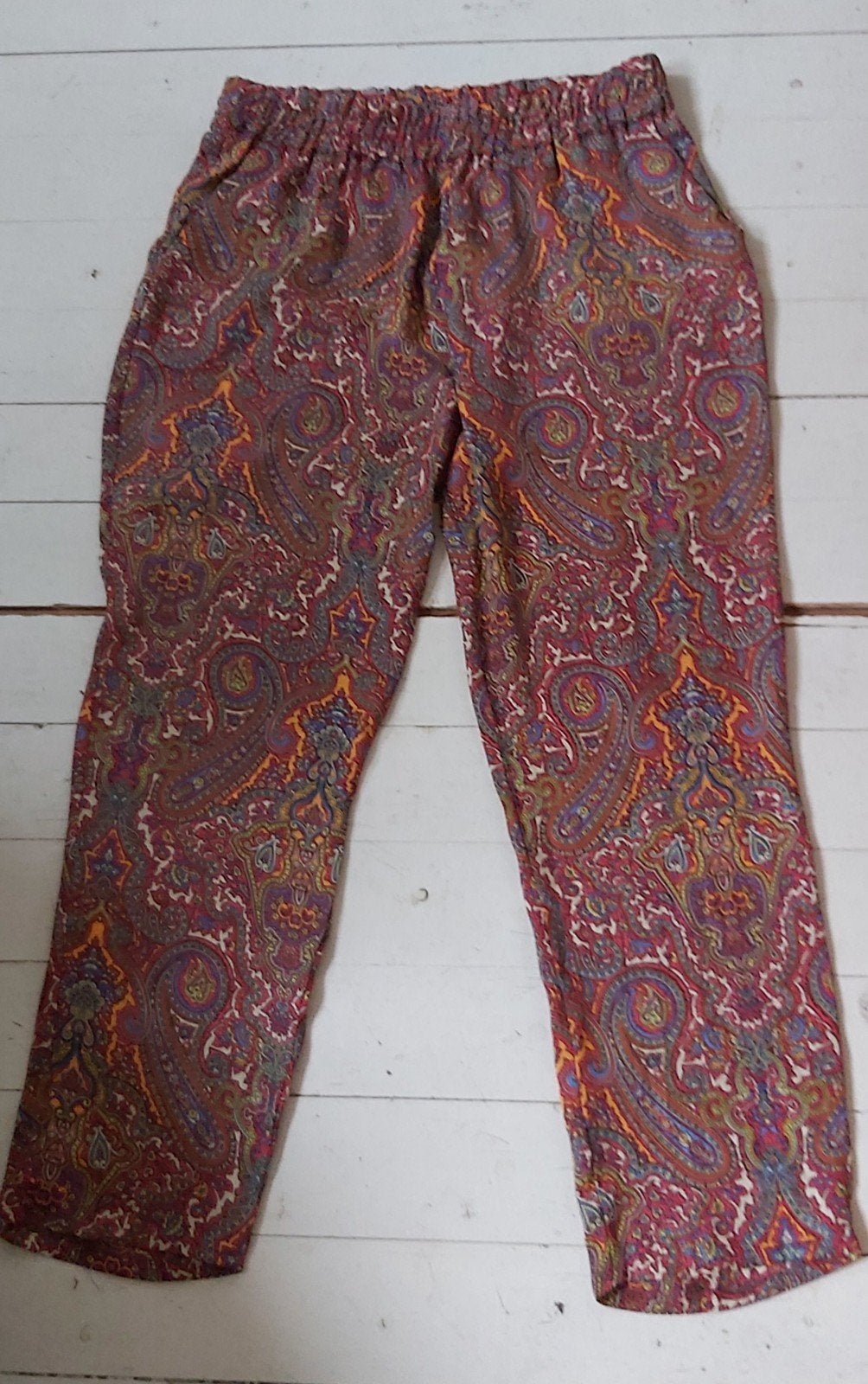 prachtige broek Paisley patroon medium Zara., Maat 38/40 (M), Zara, Ophalen of Verzenden, Zo goed als nieuw