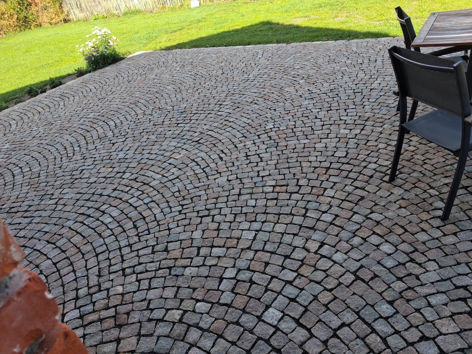 Overschot kleine kasseien, Ophalen