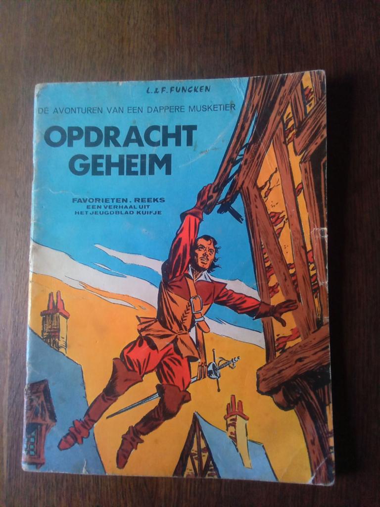 Stripverhaal de dappere musketier (1968), Verzenden