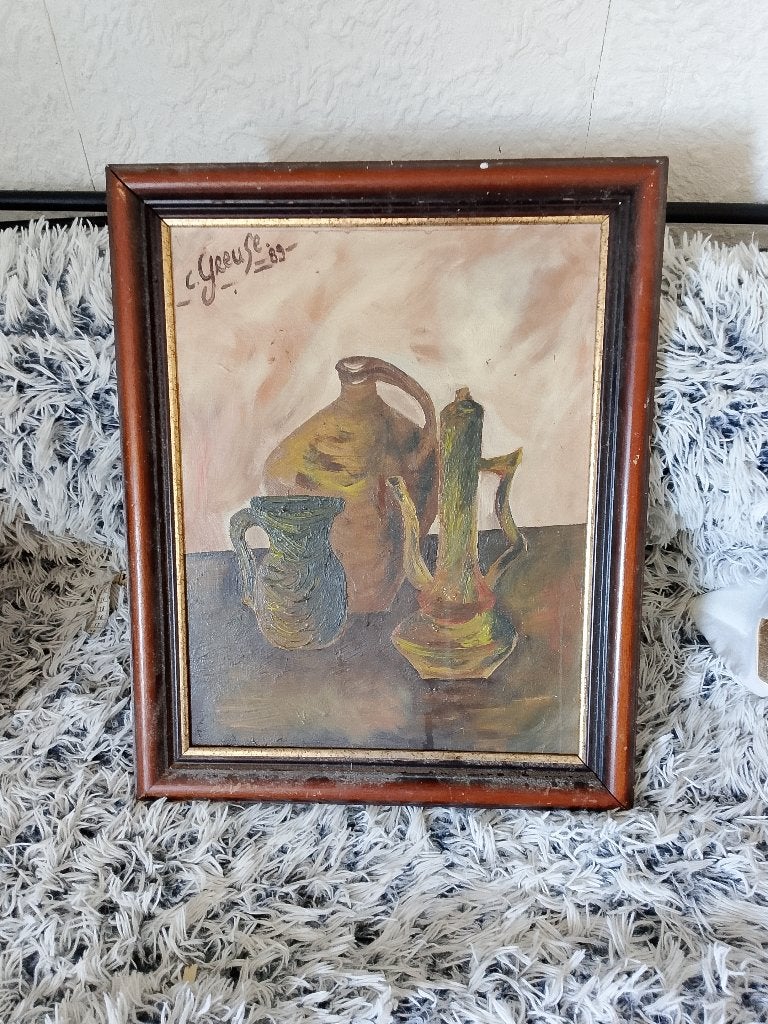 Tableau, Enlèvement, Peint à la main
