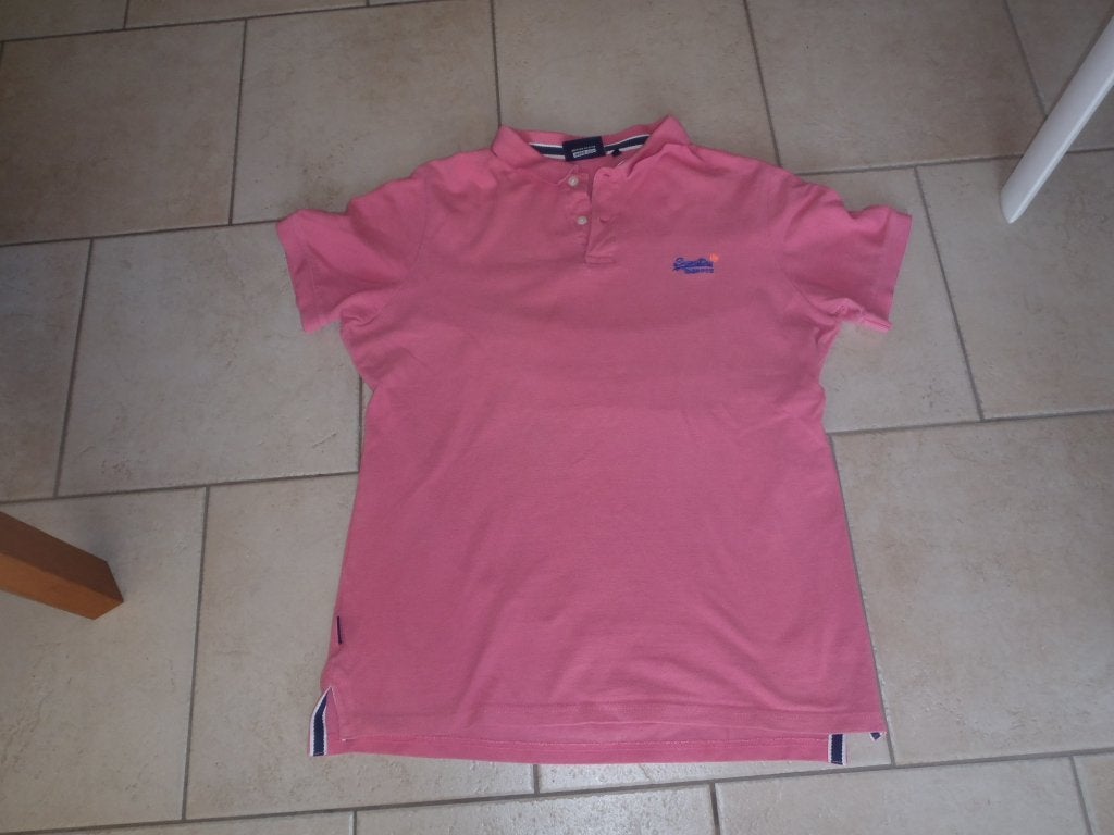 polo taille L - Super dry, Enlèvement ou Envoi, Rose, Superdry, Taille 52/54 (L)