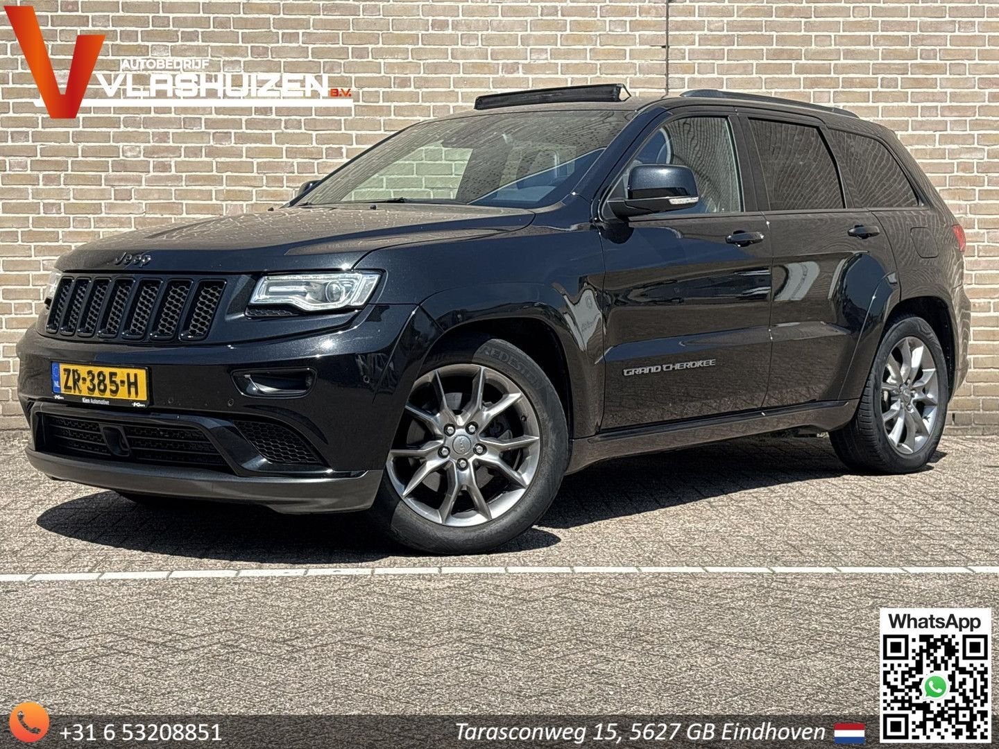 Jeep Grand Cherokee 3.0 CRD Summit | Pano | Leder| Camera |, Auto's, Automaat, Zwart, Zwart, Bedrijf