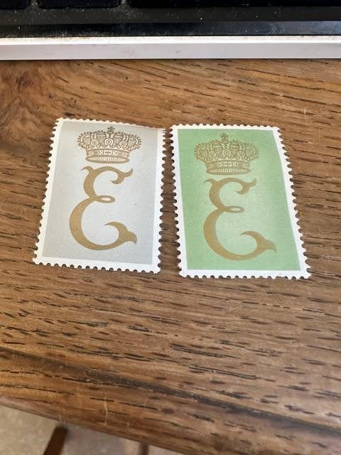 2 timbres E Elisabeth Belgique Belgique, Timbres & Monnaies, Timbres | Europe | Belgique, Sans timbre, Neuf, Enlèvement ou Envoi