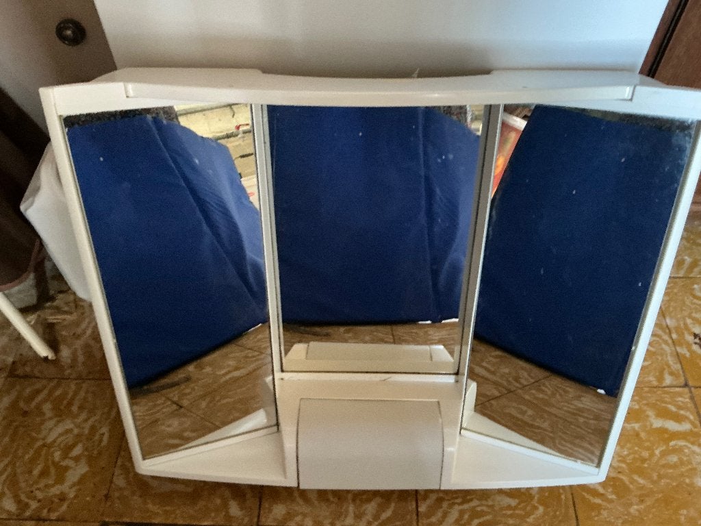 Badkamer kastje, Ophalen, Minder dan 50 cm, Spiegelkast, Zo goed als nieuw