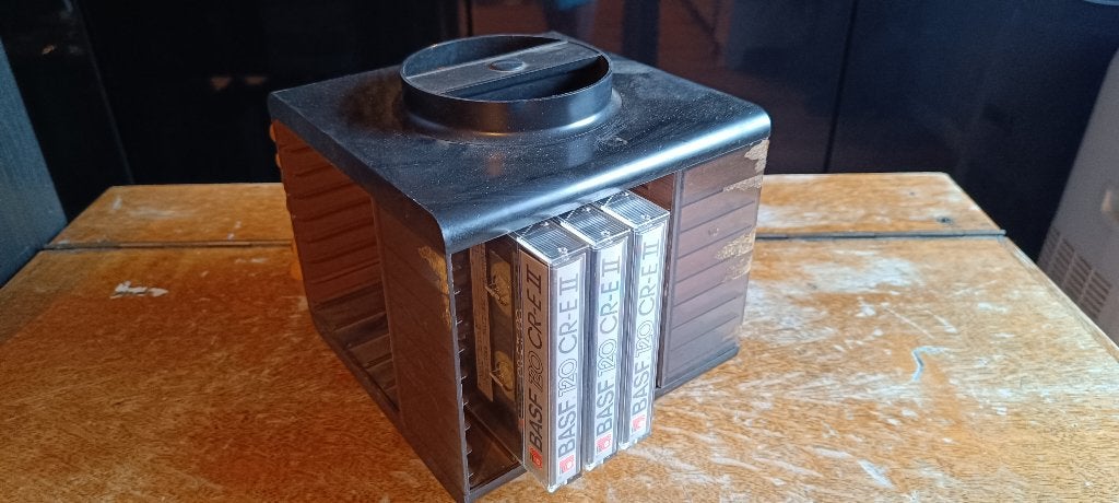 vintage roterende cassetterek uit de jaren 70/80, TV, Hi-fi & Vidéo, Decks cassettes, Enlèvement, Simple, Autres marques