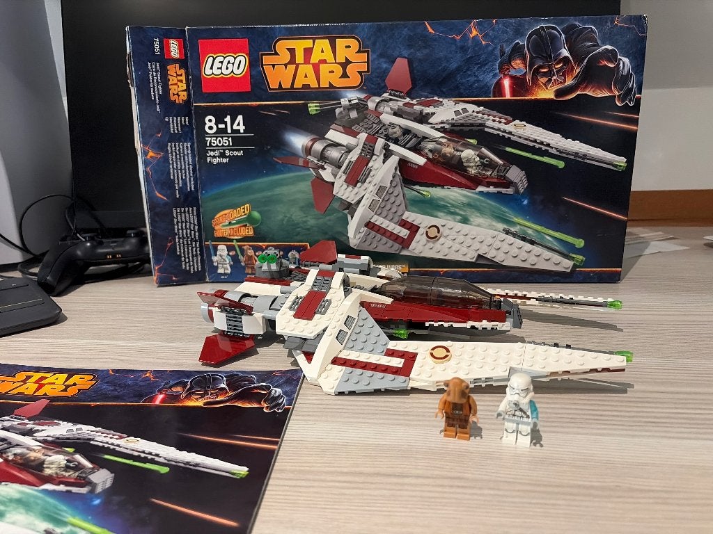 Lego star wars 75051 Jedi scout fighter, Ophalen, Gebruikt, Spel