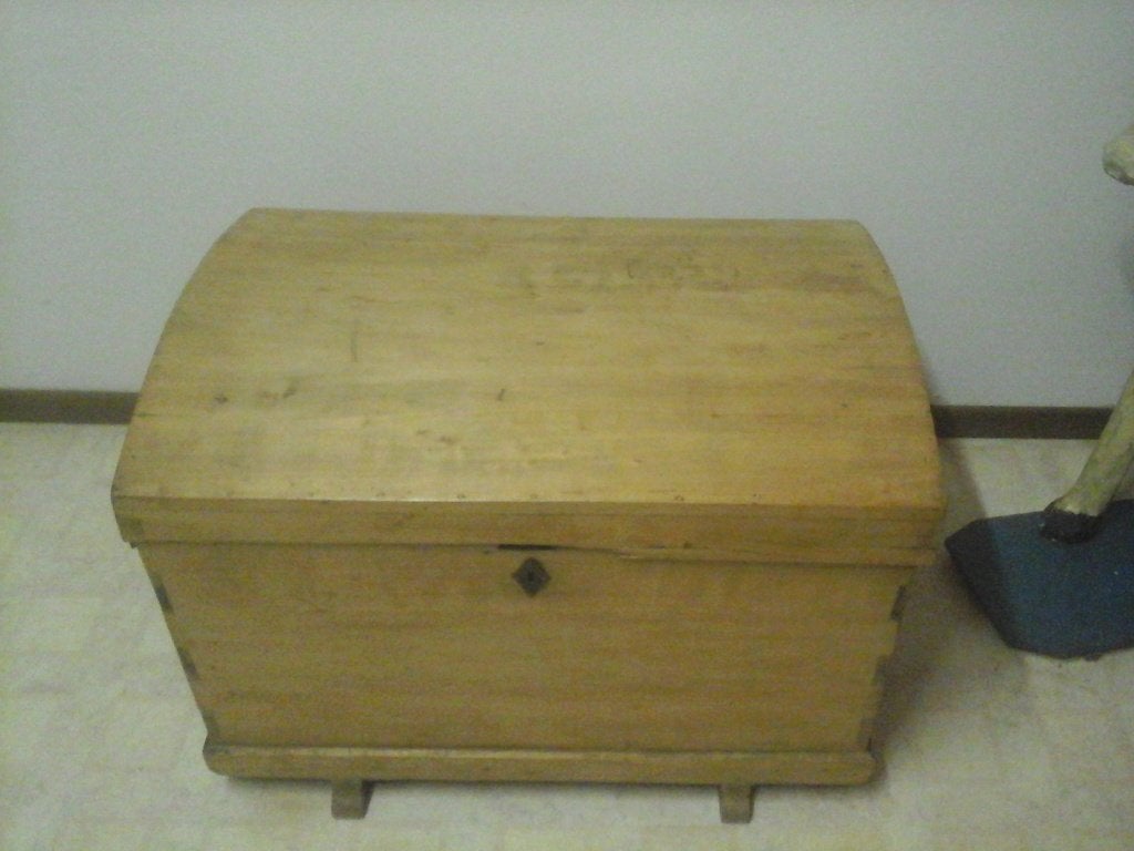 Antieke kist, Ophalen, Gebruikt, 50 tot 100 cm, 50 tot 75 cm