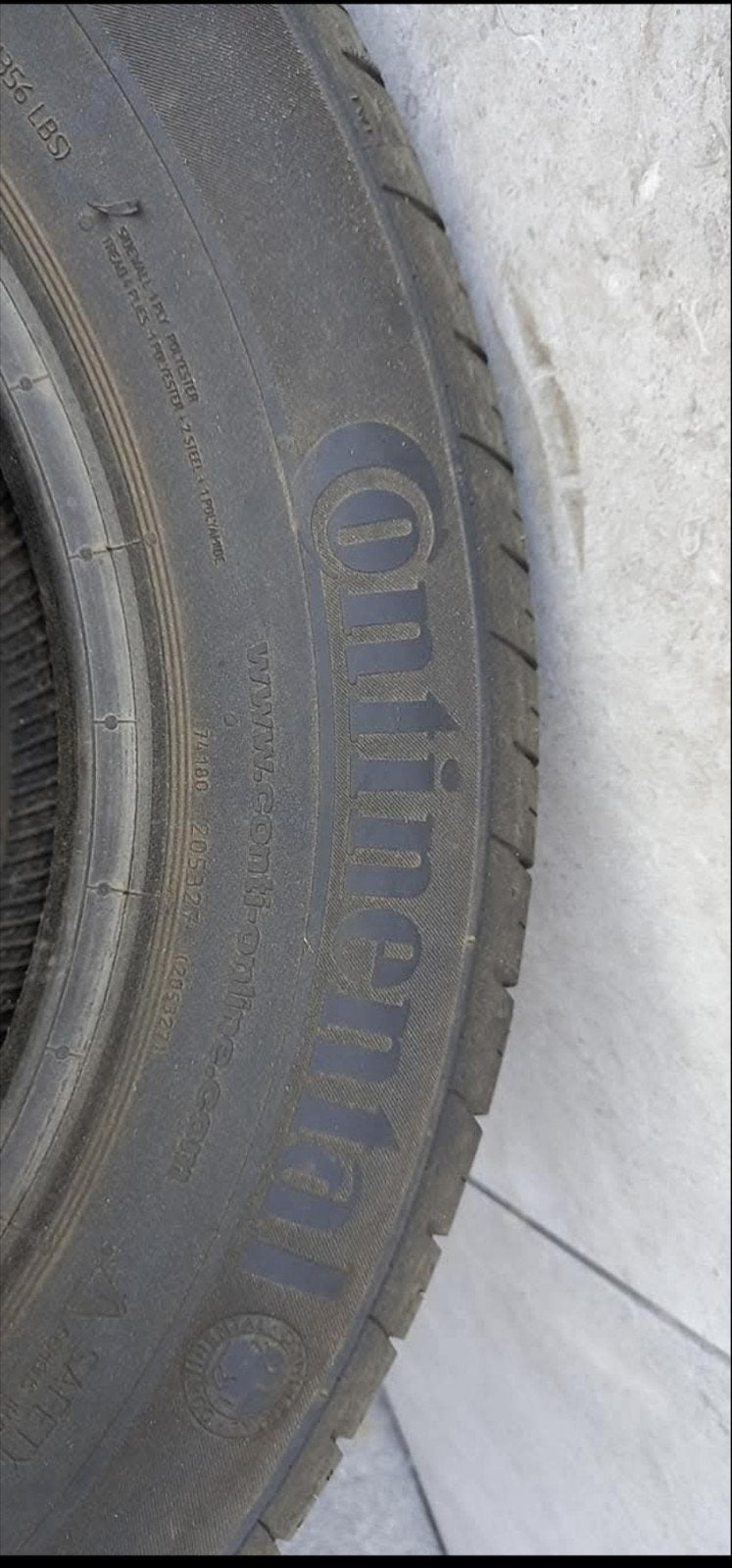 4 continental banded Zonder velgen, Ophalen