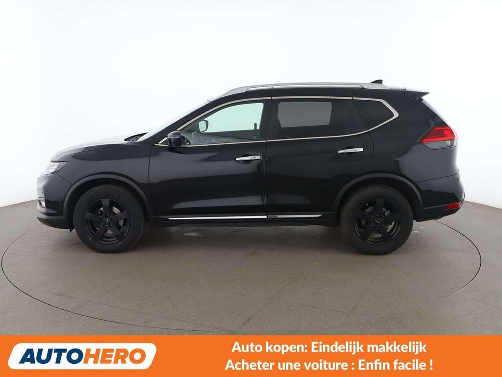 Nissan X-Trail 1.6 dCi Tekna (bj 2018, automaat), Auto's, Zwart, Lichtsensor, Zwart, Leder