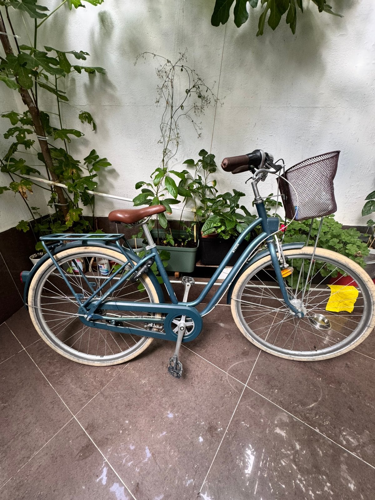Damesfiets b'twin, Fietsen en Brommers, Ophalen, Gebruikt