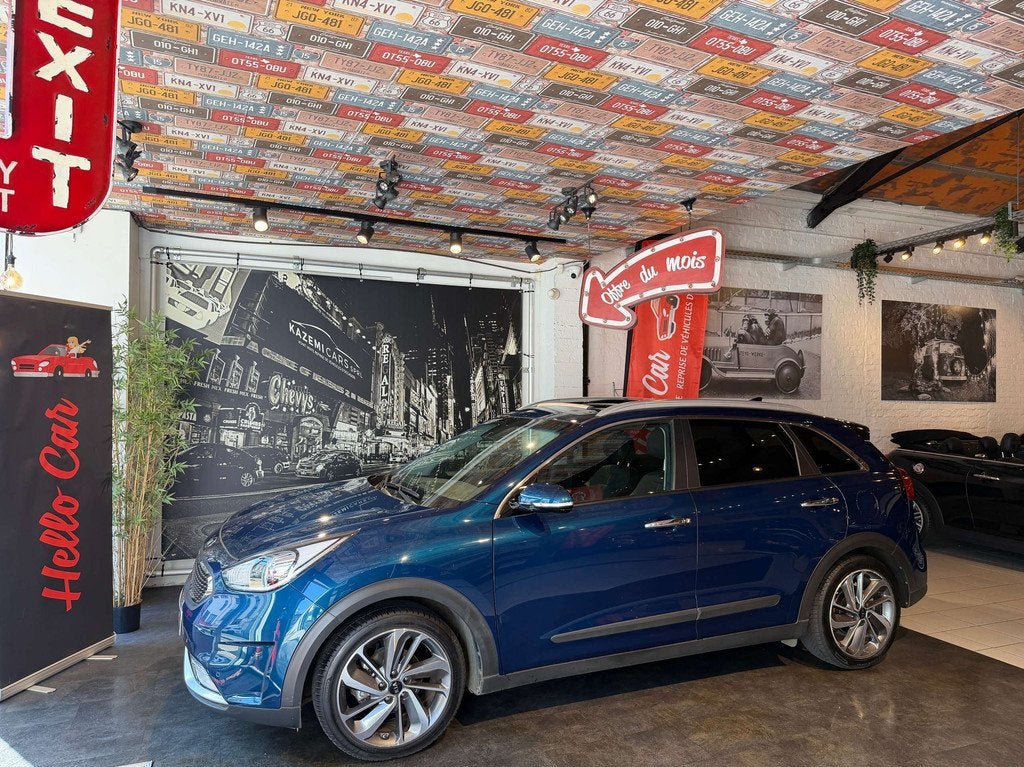 Kia Niro HEV 1.6 GDi * FULL OPTIONS * PANO * CAM * 1ER PROPR, Autos, Kia, Cuir, Achat, 105 ch, Euro 6
