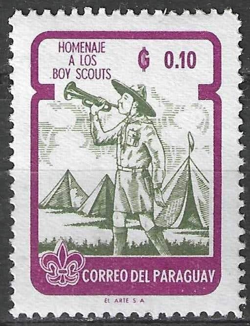 Paraguay 1955/1960 - Yvert 648 - Scouts - 10 c. (PF), Verzenden, Postfris
