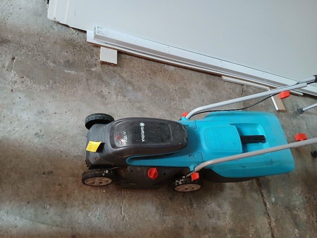 grasmaaier gardena met accu, Tuin en Terras, Ophalen, Gebruikt, Accu-grasmaaier, Opvangbak