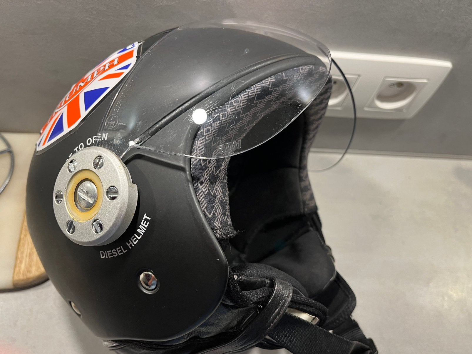 Casque moto Diesel stylé, Autres marques, M, Seconde main, Casque jet