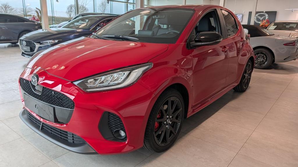 Mazda 2 Hybrid Mazda2 Hybrid HOMURA 116PK 1.5L Hybrid VVT-i, Autos, Rouge, Achat, Entreprise, Noir