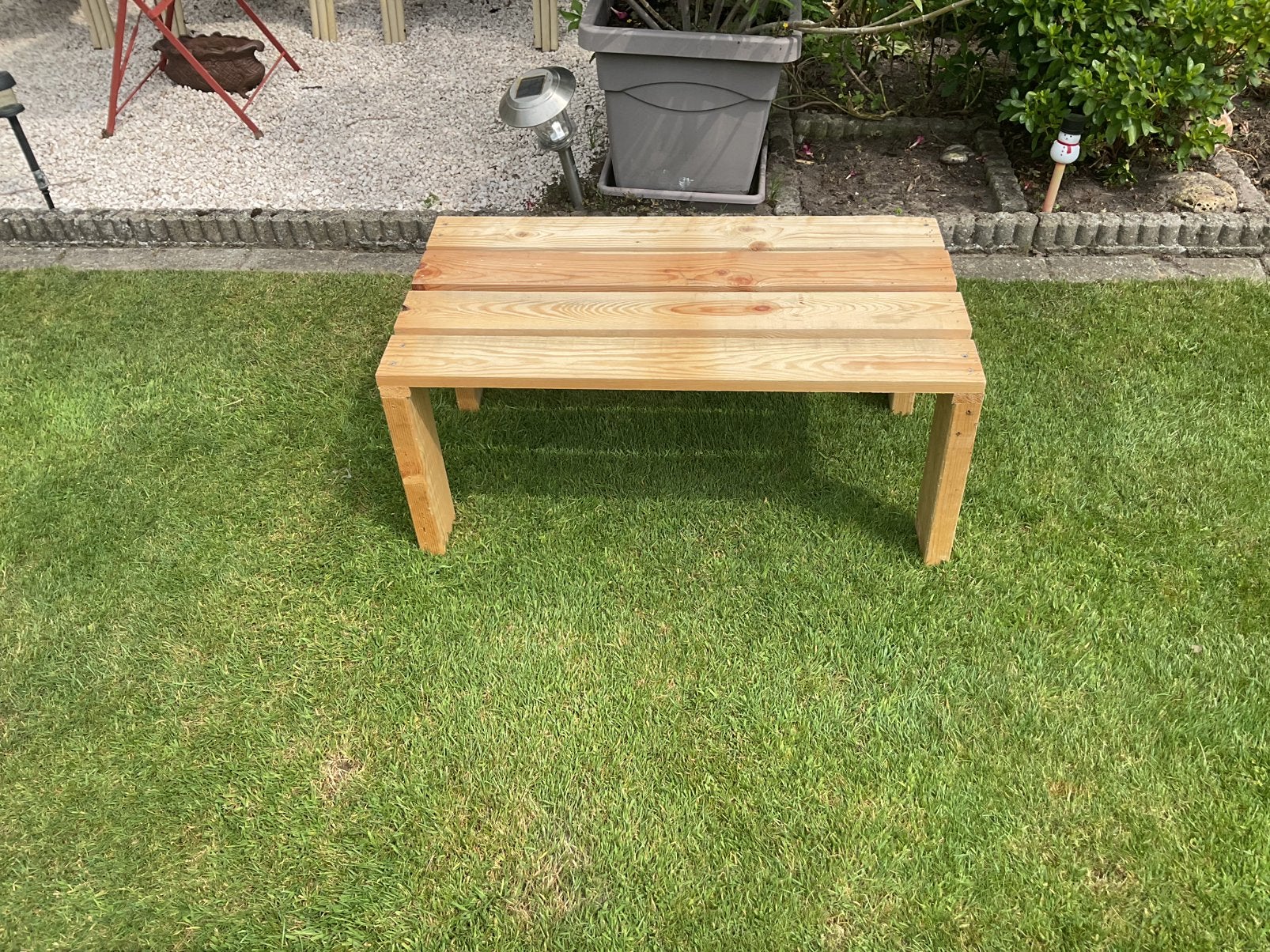 TAFEL in hout, Jardin & Terrasse, Tables de jardin, Enlèvement, Neuf, Rectangulaire, Bois