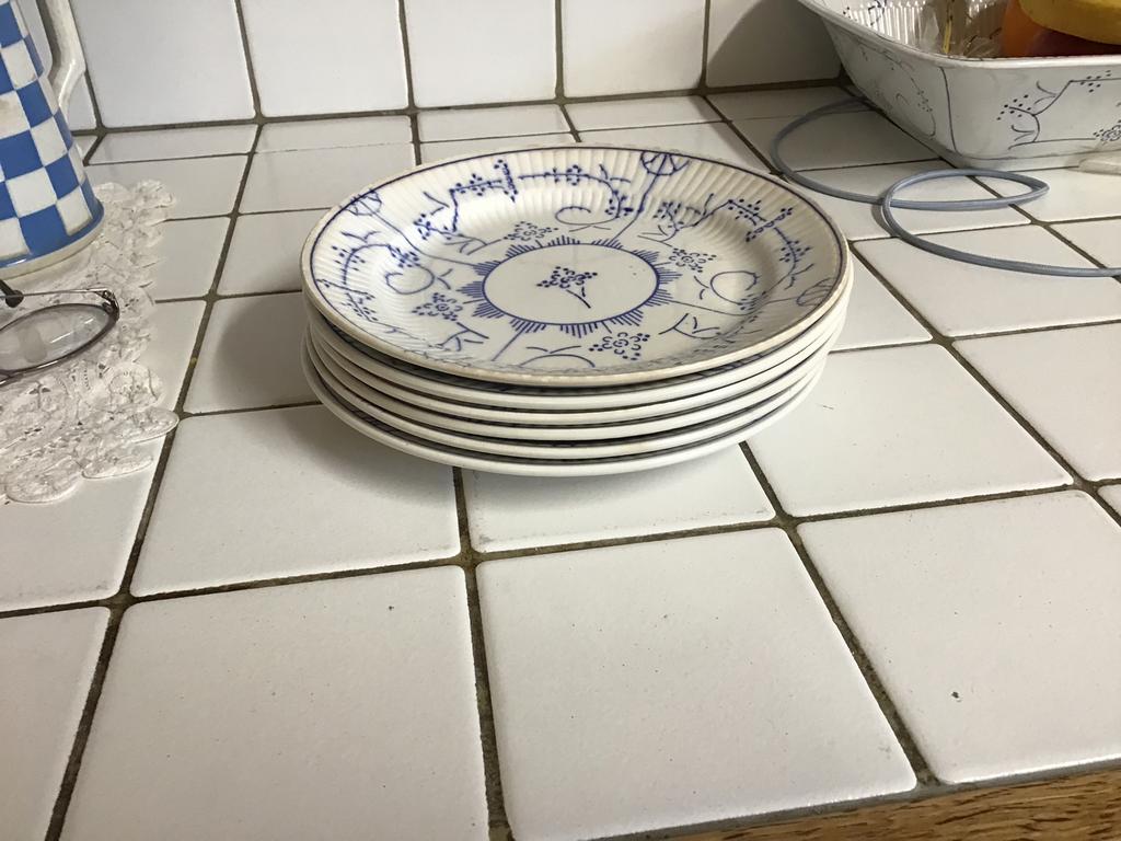6 assiettes à dessert Boch Copenhague, Enlèvement ou Envoi