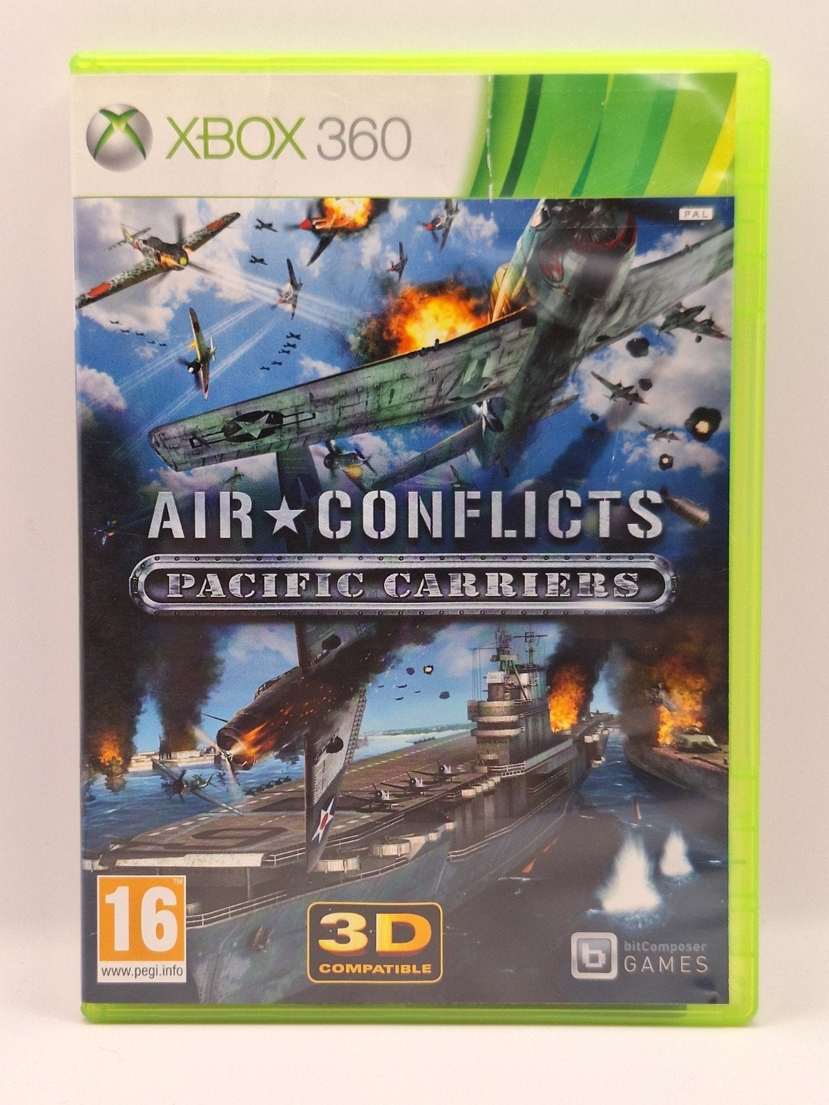 Air Conflicts: Pacific Carriers Xbox 360, Games en Spelcomputers, Games | Xbox 360, Overflocomputers, Gebruikt, 1 speler, Ophalen of Verzenden