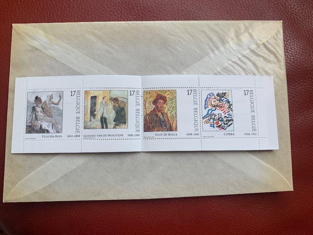 Postfrisse postzegels Belgische frank, Postzegels en Munten, Ophalen, Orginele gom, Kunst, Postfris