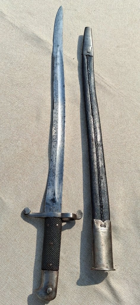 Baïonnette britannique m1856 pour Enfield, Collections, Enlèvement ou Envoi, Armée de terre, Couteau ou Poignard