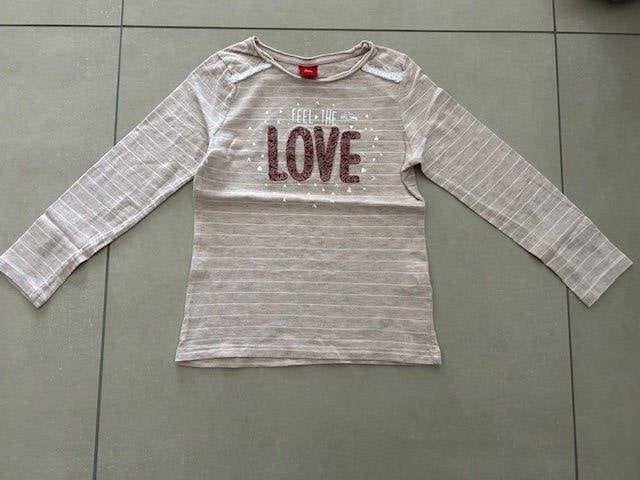 Longsleeve s.Oliver maat 116-122, Meisje, Ophalen of Verzenden, Zo goed als nieuw, Shirt of Longsleeve