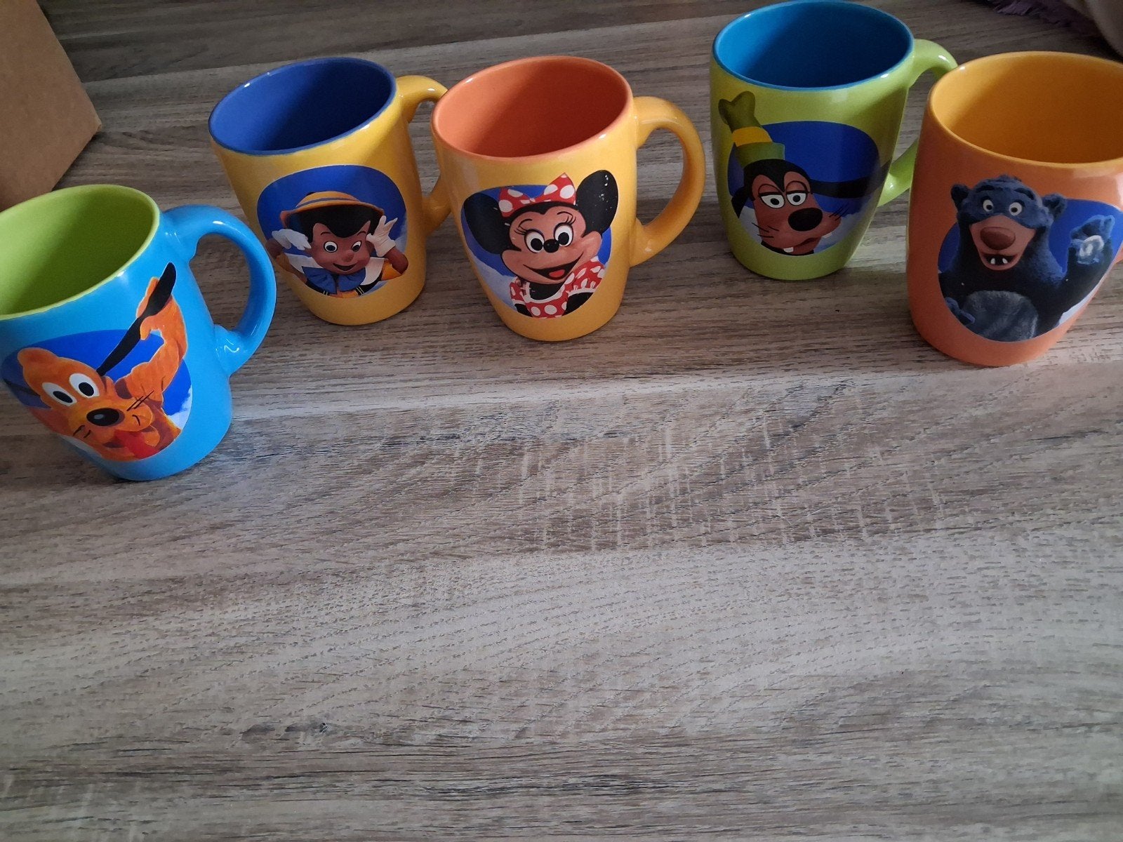 5 Disney Mokken Esso., Verzamelen, Ophalen, Gebruikt