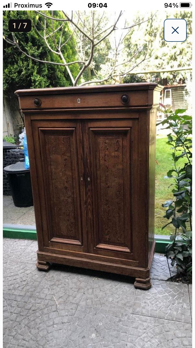 Armoire flamande ancienne et rare, Enlèvement