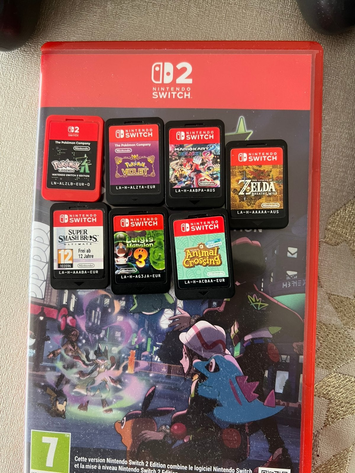 Nitendo switch oled met 7 games en een pro controller, Games en Spelcomputers, Ophalen, Zo goed als nieuw