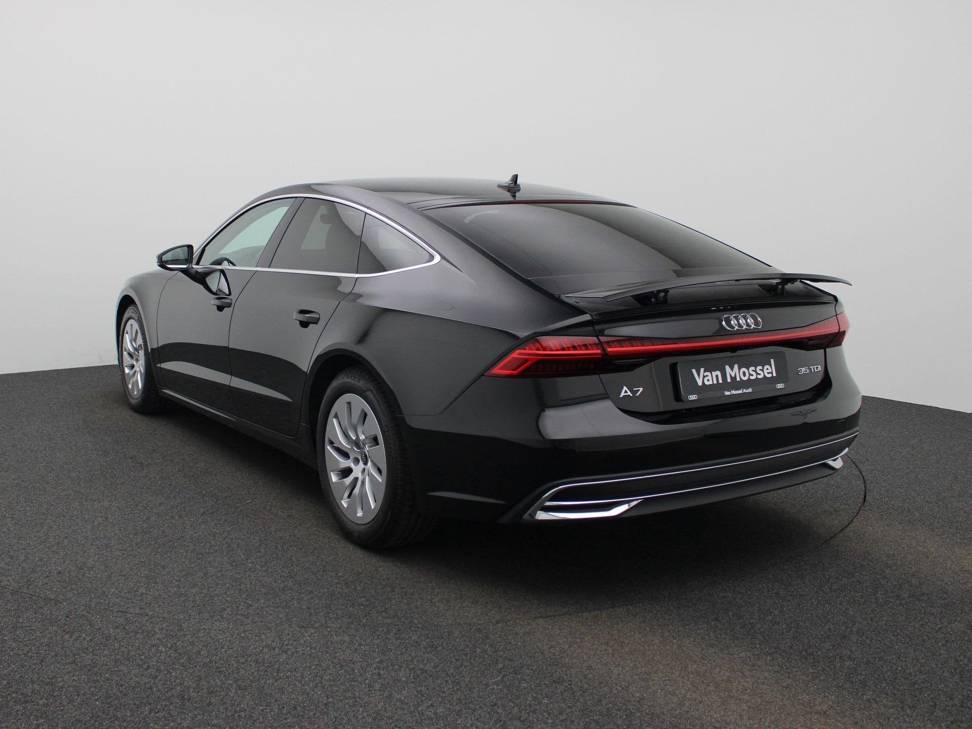 Audi A7 Sportback 2.0 35 TDI 120kW S tronic LEDER | LED | CA, Auto's, Audi, 4 zetels, Stof, Gebruikt, Zwart