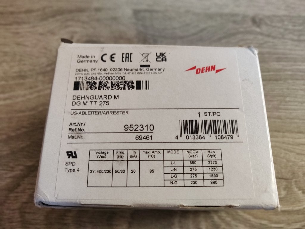 DEHNguard M DG M TT 275 – Overspanningsafleider, Ophalen of Verzenden, Nieuw, Overige merken, Installatieautomaat