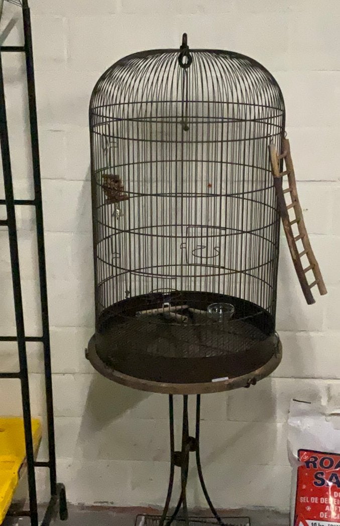 Vogelkooi op staander, Ophalen, Zo goed als nieuw, Vogelkooi